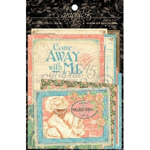 Come Away with Me - 4x6" and 3x4" Journaling & Ephemera Cards